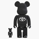 Bearbrick X Toyota 100% & 400% Set Black