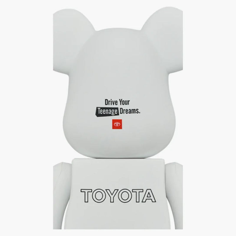 Bearbrick X Toyota (Drive Your Teenage Dreams.) 100% & 400% Set White