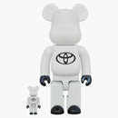 Bearbrick X Toyota (drive Your Teenage Dreams.) 100% & 400% Set White