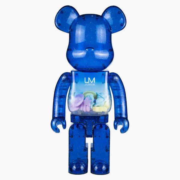 Bearbrick x kolem junior 1000% modré