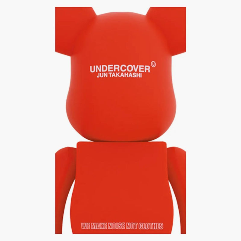 Bearbrick x Logo Undercover 1000% rosso