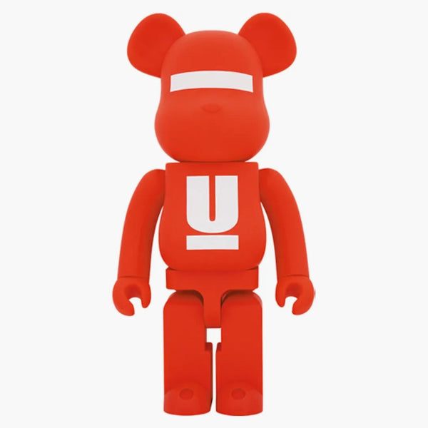 Bearbrick x Logo Undercover 1000% rosso
