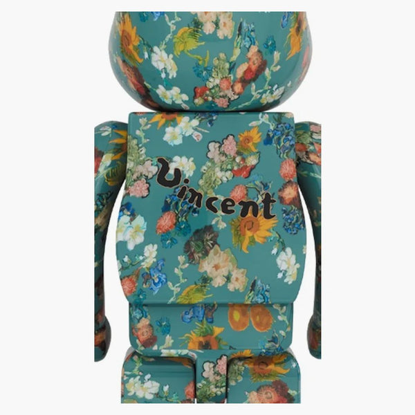 Bearbrick X Van Gogh Museo floreale Pattern 50th Anniversary 1000%