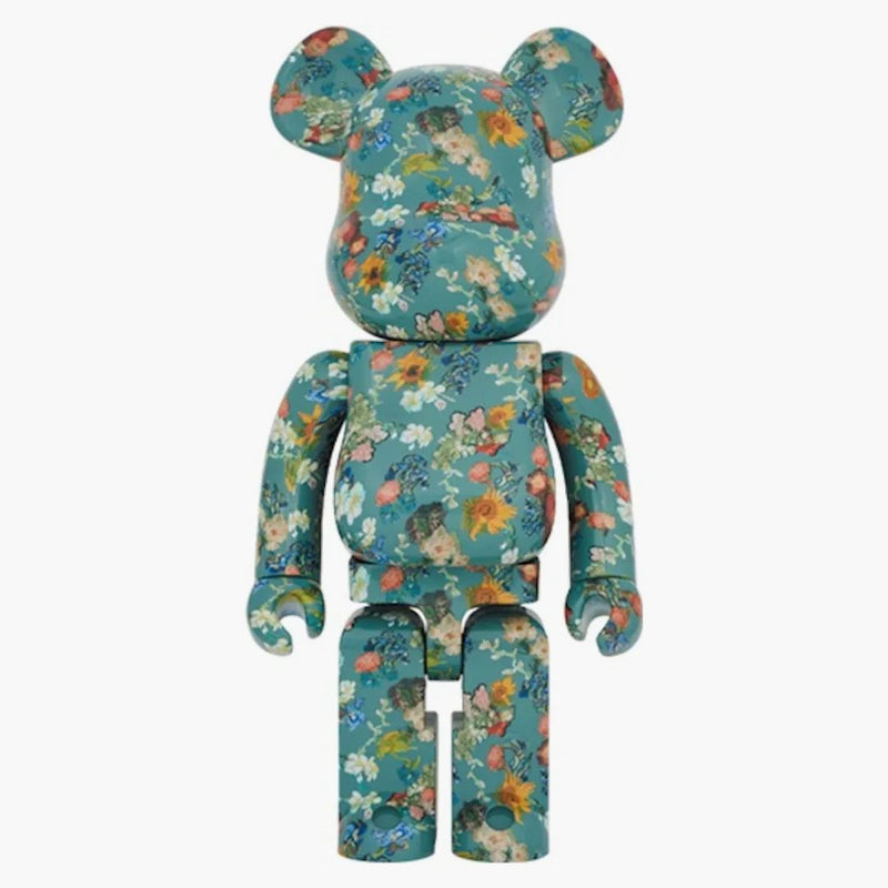 Bearbrick X Van Gogh Museum Floral Pattern 50th Anniversary 1000%