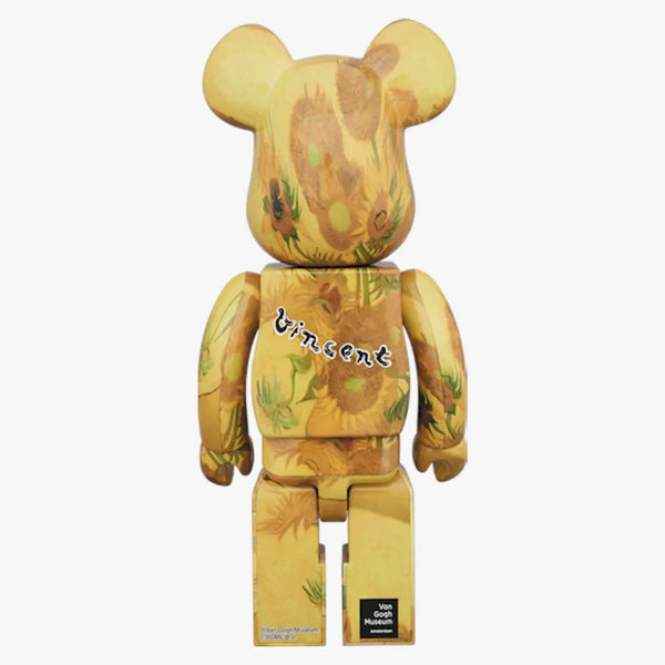 Bearbrick X Van Gogh Museum Slunečnice 100% a 400% žlutá