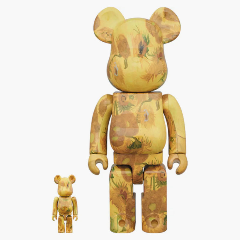Bearbrick X Van Gogh Museum Slunečnice 100% a 400% žlutá