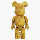Bearbrick X van Gogh Museum Sunflowers 1000% Yellow