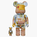 Bearbrick x van gogh Museum van Gogh „The Bedroom” 100% i 400% zestaw