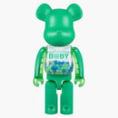 Bearbrick X WF Fashion X My First Bearbrick Baby 1000% Green