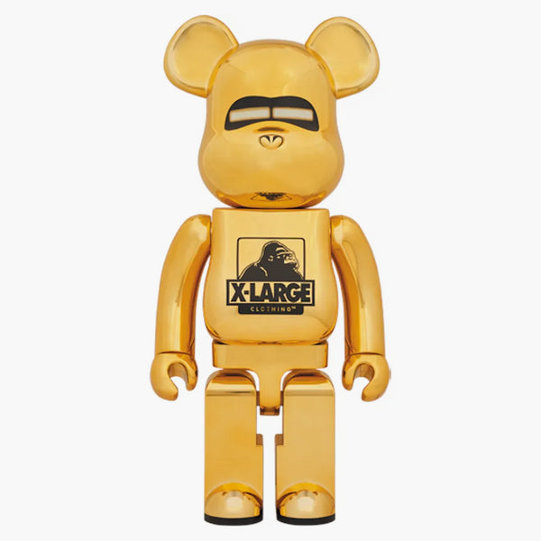 Bearbrick x Xlarge x Hajime Sorayama 1000% oro