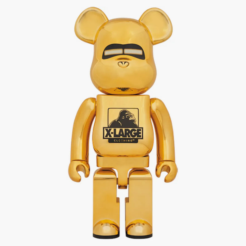 Bearbrick x Xlarge x Hajime Sorayama 1000% oro