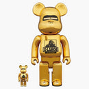 Bearbrick X Xlarge X Hajime Sorayama 100% & 400% set gold
