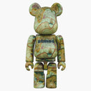 Bearbrick X Atmos Mapa Agged 100% y 400% establecido