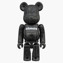 Bearbrick x Atmos Black Bandana 100% e 400% Set