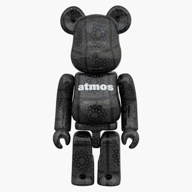 Bearbrick x Atmos Black Bandana 100% & 400% sada