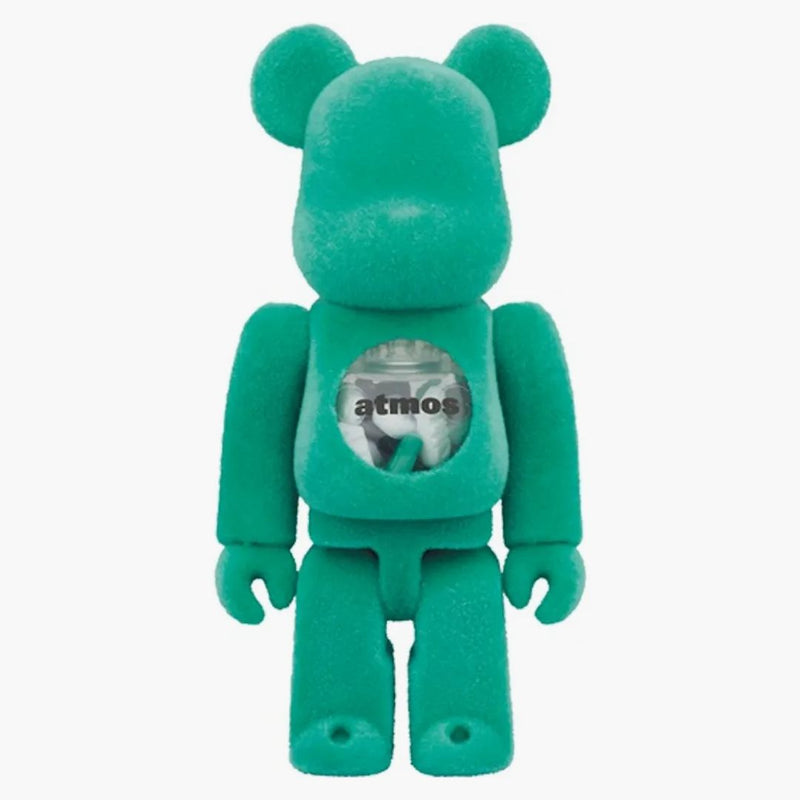 Bearbrick X Atmos Wind and Sea Type-2 100% & 400% Set Green