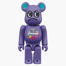 Bearbrick X ATMOS X Badmood 100% & 400% set purple