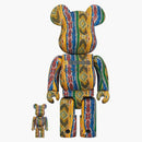 Bearbrick x Atmos x Coogi 100% e 400% set