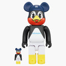 Bearbrick x Atmos x Tokyo Yakult ingoia 100% e 400%