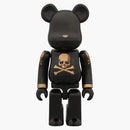 Bearbrick x Mastermind nero e oro 100% e 400% Set nero/oro