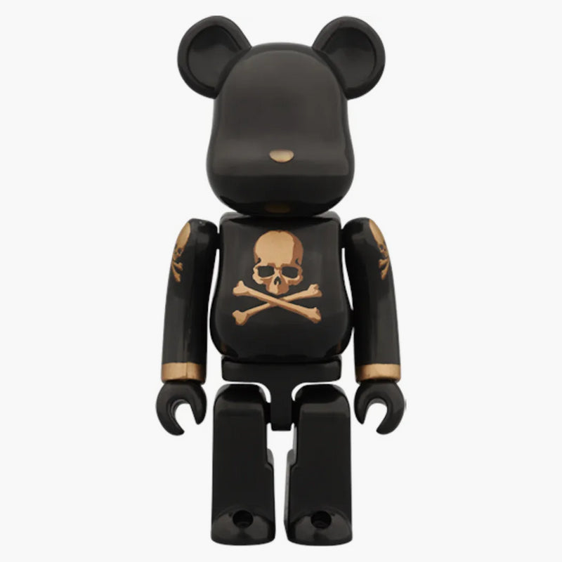Bearbrick X Mastermind Black and Gold 100% & 400% Set Black/Gold