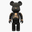 Bearbrick x Mastermind nero e oro 100% e 400% Set nero/oro