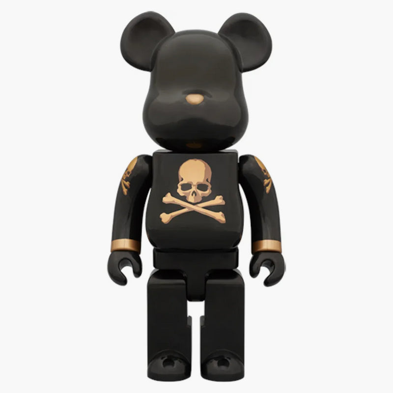 Bearbrick X Mastermind Black and Gold 100% & 400% Set Black/Gold