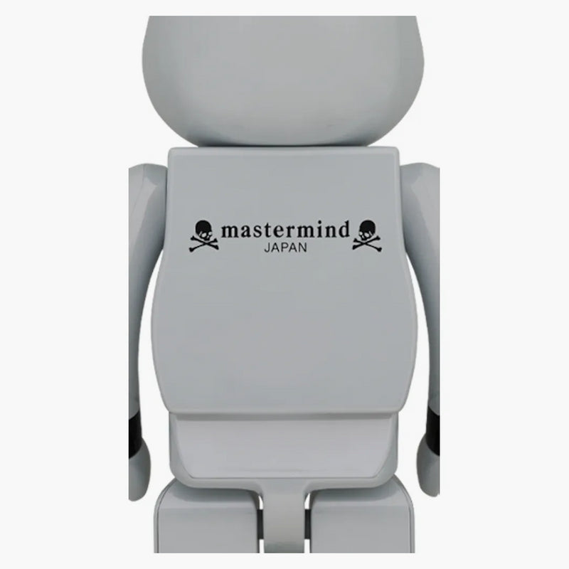 Bearbrick X Mastermind Japan 1000% White Chrome