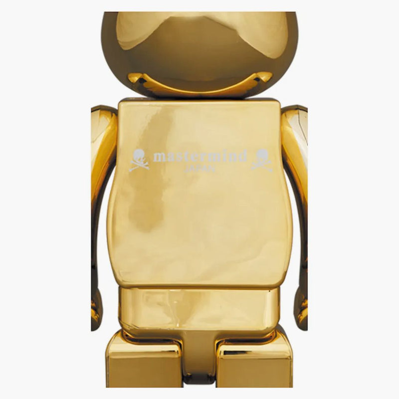 Bearbrick x Mastermind Japan 100% e 400% SET GOLD