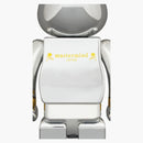 Bearbrick x Mastermind Japonsko 100% a 400% set stříbro