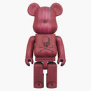 Bearbrick x Mastermind Giappone Karimoku Purple Heart 400%