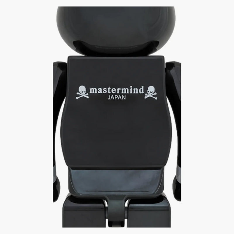 Bearbrick x Mastermind Japan Black Chrome Ver. 1000%