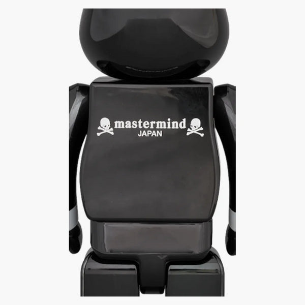 Bearbrick X Mastermind Japan Black Chrome Ver. 100% & 400% set