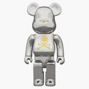 Bearbrick X Mastermind Japan Chrome 400% Chrome