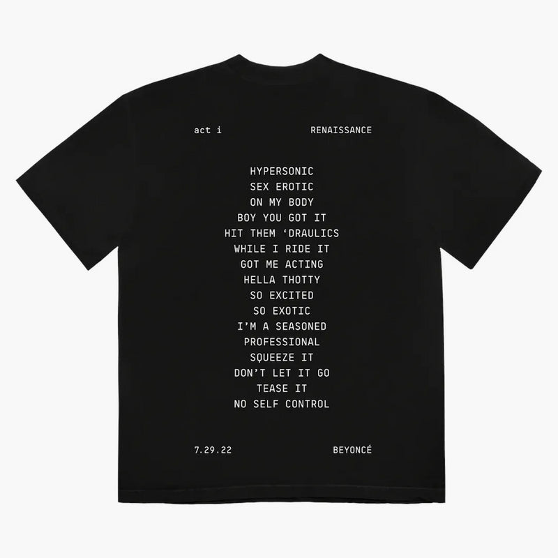 Beyonce Cuff It tričko černé
