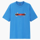 T-shirt Billie Eilish Eyes (dimensionamento giapponese maschile) blu