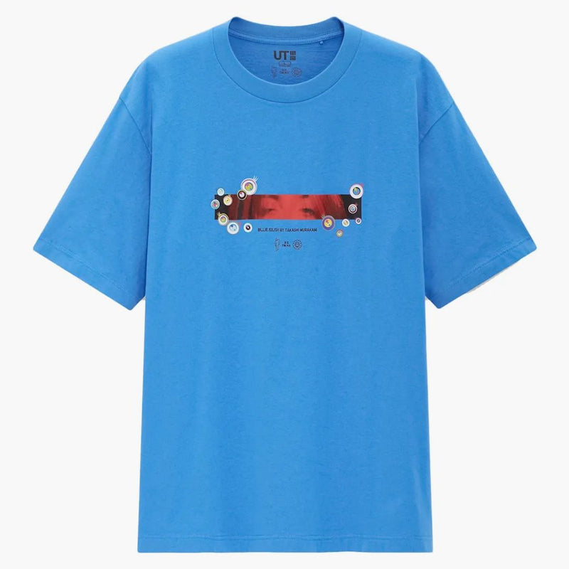 Billie Eilish Eyes T-shirt (japanese Mens Sizing) Blue