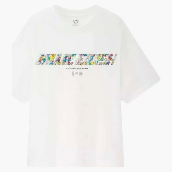 Billie Eilish Flower Logo Tee (us Womens Sizing) White