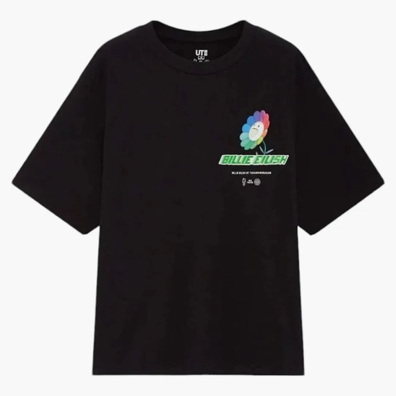Billie Eilish X Takashi Murakami X Uniqlo Flower Tee (asia Sizing) Black