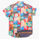 Billionaire Boys Club Axis Woven Shirt Pink/Deep Sea Coral