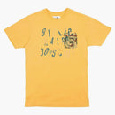 Miliardář chlapecký klub camo kapesní tričko žluté