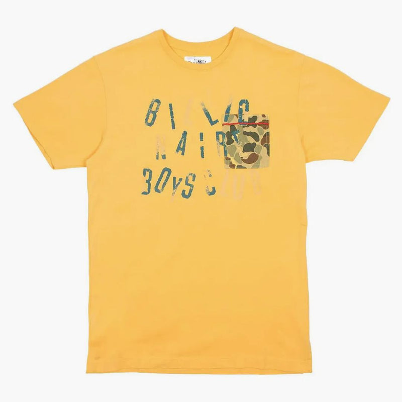 Billionaire Boys Club Camo Pocket Tee Yellow