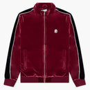 Billionaire Boys Club Flight Velour Jacket Burgundy