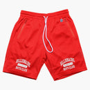 Billionaire boys club junior varsity shorts red