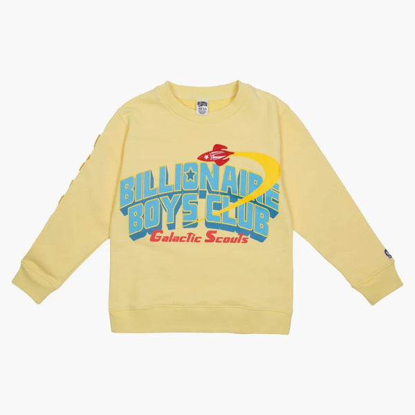 Billionaire Boys Club Little Kids Honor Crew Sweater Yellow