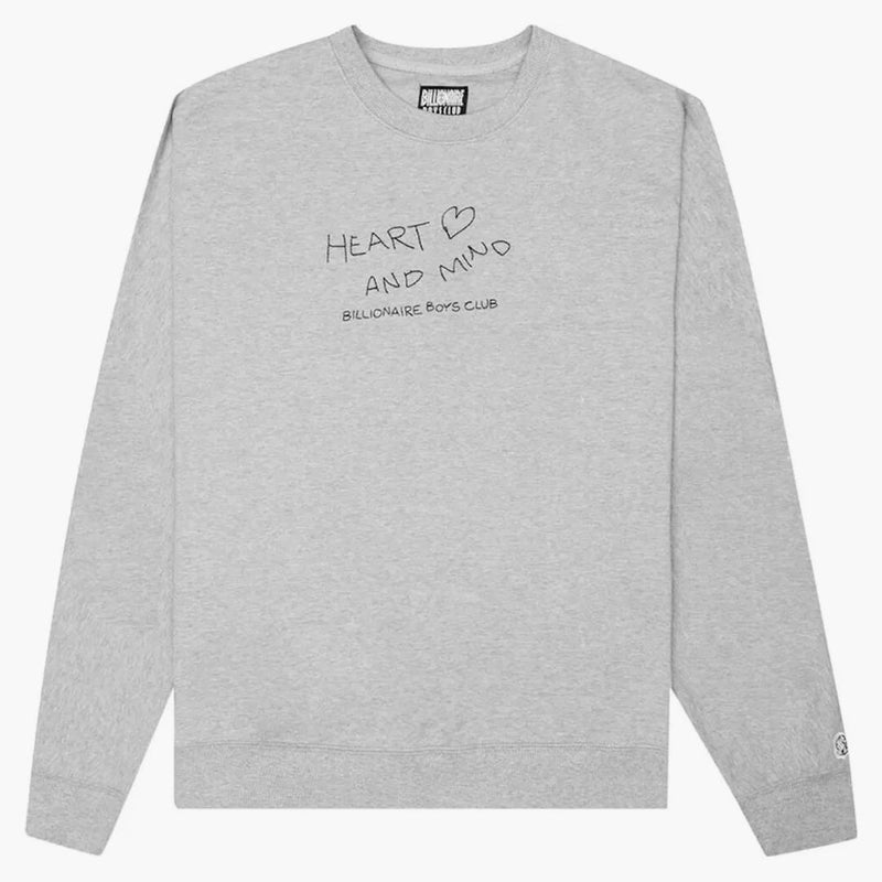 Billionaire Boys Club Pheart Crewneck Sweater Gray