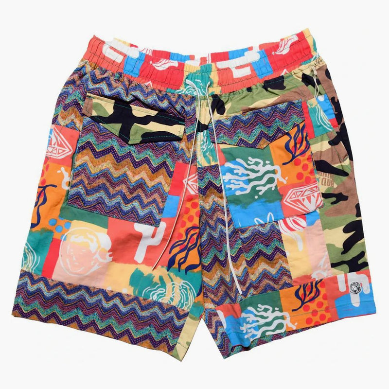 Shorts blu/rosa miliardari del club per ragazzi blu/rosa