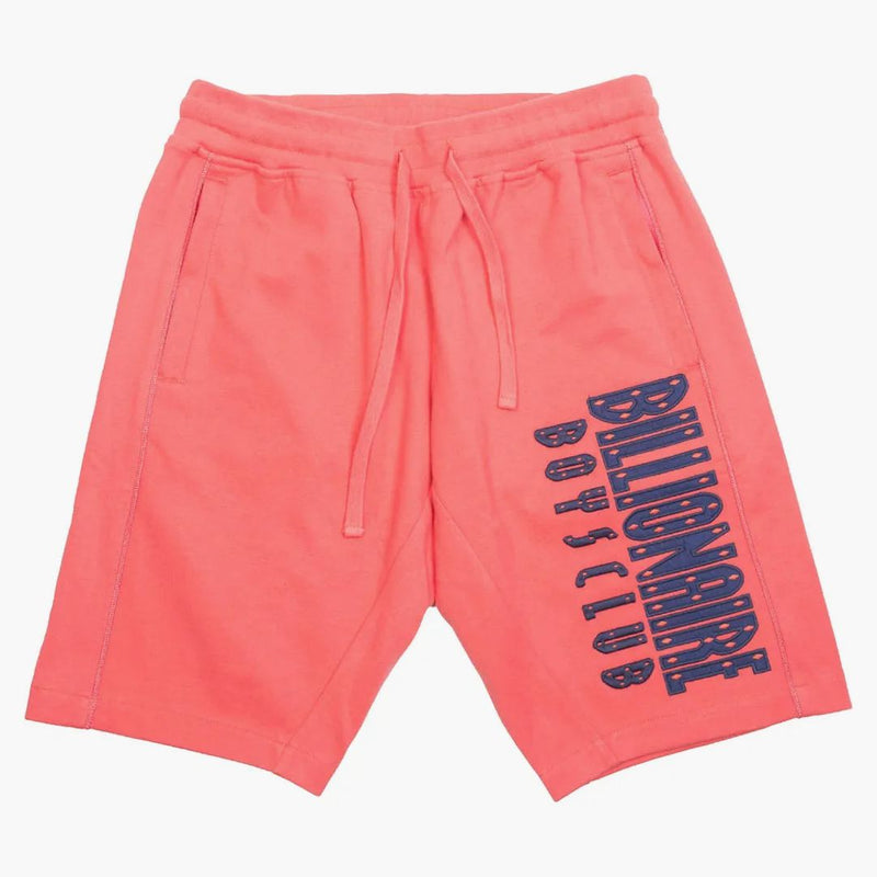 Club de niños multimillonarios pantalones cortos de fuentes rectas rosa