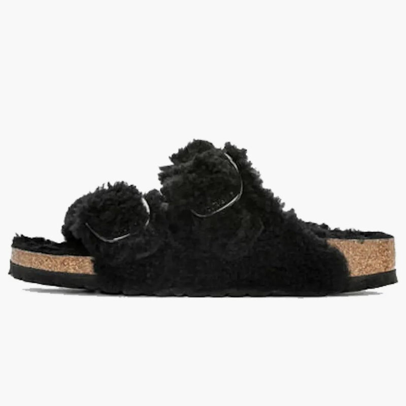 Birkenstock Arizona Big Buckle Teddy Black (Women's)