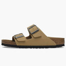 Birkenstock Arizona Birkibuc Latte Cream